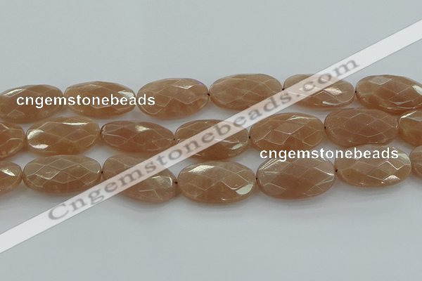 CMS1110 15.5 inches 20*30mm faceted oval moonstone gemstone beads