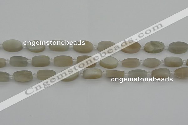 CMS1140 15.5 inches 10*16mm oval moonstone gemstone beads