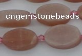 CMS1147 15.5 inches 12*20mm oval moonstone gemstone beads