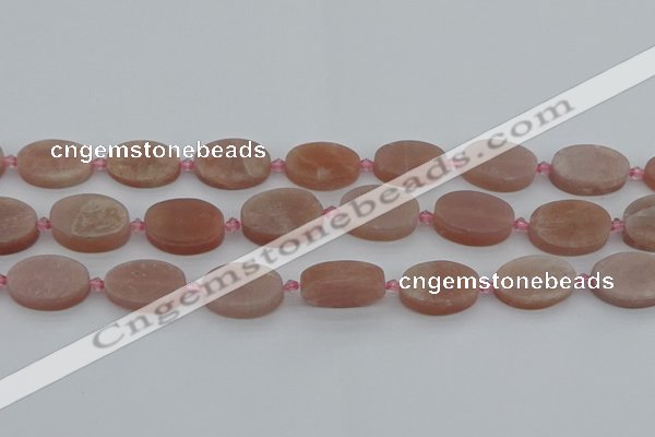 CMS1148 15.5 inches 15*22mm oval moonstone gemstone beads