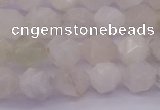 CMS1154 15.5 inches 8mm faceted nuggets white moonstone beads