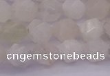 CMS1155 15.5 inches 10mm faceted nuggets white moonstone beads