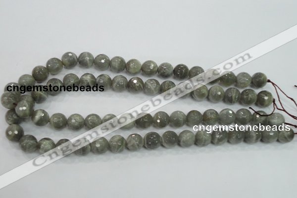 CMS125 15.5 inches 12mm faceted round moonstone gemstone beads