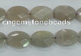 CMS132 15.5 inches 12*16mm faceted oval moonstone gemstone beads