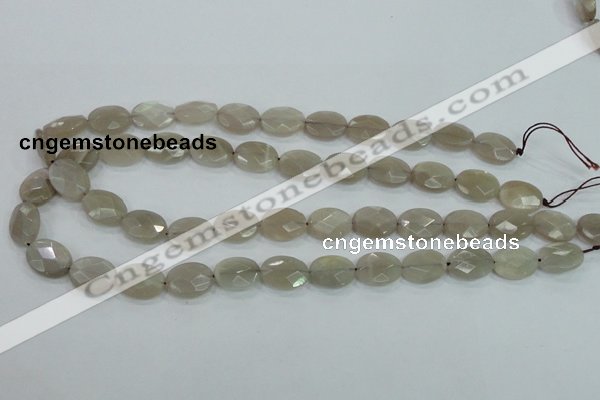 CMS132 15.5 inches 12*16mm faceted oval moonstone gemstone beads