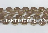 CMS1345 7.5 inches 13*18mm faceted oval moonstone beads