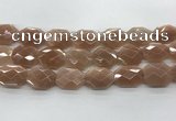 CMS1355 18*24mm - 20*25mm faceted octagonal moonstone beads