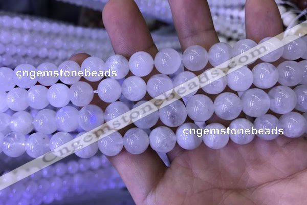 CMS1403 15.5 inches 10mm round white moonstone beads wholesale