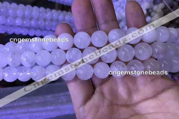 CMS1404 15.5 inches 12mm round white moonstone beads wholesale