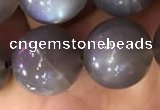 CMS1425 15.5 inches 14mm round black moonstone beads wholesale