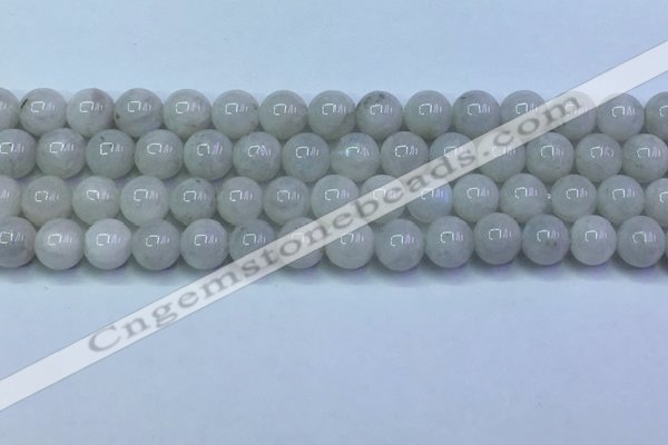 CMS1490 15.5 inches 6mm round white moonstone beads wholesale