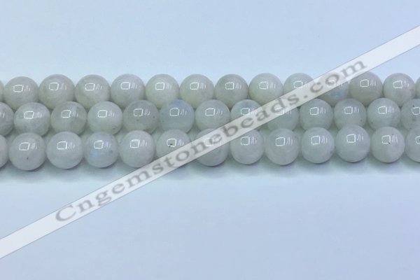 CMS1492 15.5 inches 10mm round white moonstone beads wholesale