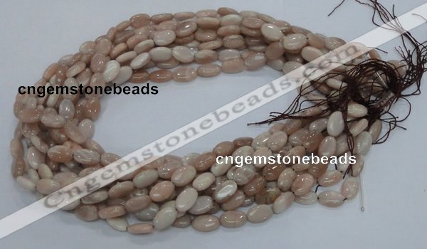 CMS15 15.5 inches 10*14mm oval moonstone gemstone beads wholesale