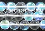 CMS1503 15.5 inches 10mm round synthetic moonstone beads wholesale