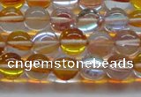 CMS1533 15.5 inches 10mm round synthetic moonstone beads wholesale