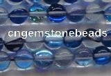 CMS1582 15.5 inches 8mm round synthetic moonstone beads wholesale