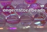 CMS1594 15.5 inches 12mm round synthetic moonstone beads wholesale