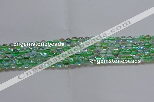 CMS1601 15.5 inches 6mm round synthetic moonstone beads wholesale