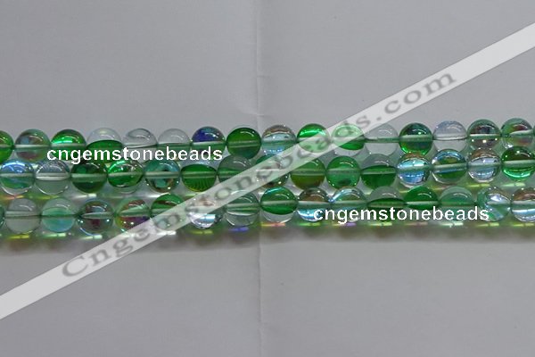 CMS1603 15.5 inches 10mm round synthetic moonstone beads wholesale