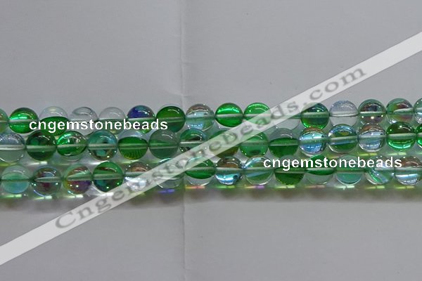 CMS1604 15.5 inches 12mm round synthetic moonstone beads wholesale