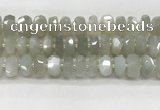 CMS1658 15.5 inches 6*13mm - 8*14mm faceted tyre moonstone beads