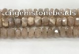 CMS1665 15.5 inches 6*12mm - 8*13mm faceted tyre moonstone beads