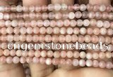 CMS1670 15.5 inches 4mm round moonstone beads wholesale