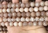 CMS1680 15.5 inches 10mm faceted round moonstone beads wholesale