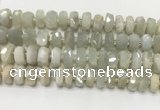 CMS1768 15.5 inches 6*10mm - 8*11mm faceted tyre moonstone beads