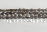 CMS1797 15.5 inches 8*10mm faceted oval AB-color moonstone beads