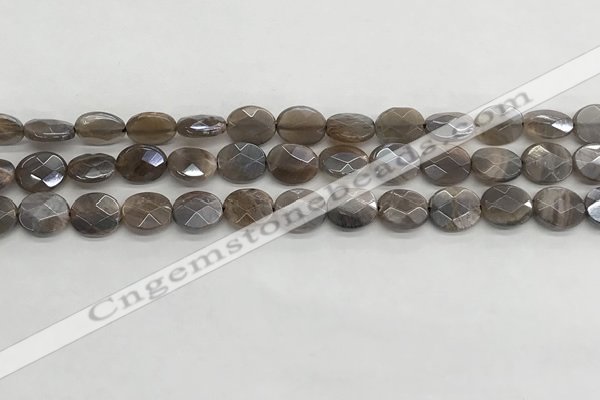 CMS1797 15.5 inches 8*10mm faceted oval AB-color moonstone beads