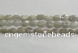 CMS1806 15.5 inches 8*12mm faceted oval AB-color moonstone beads