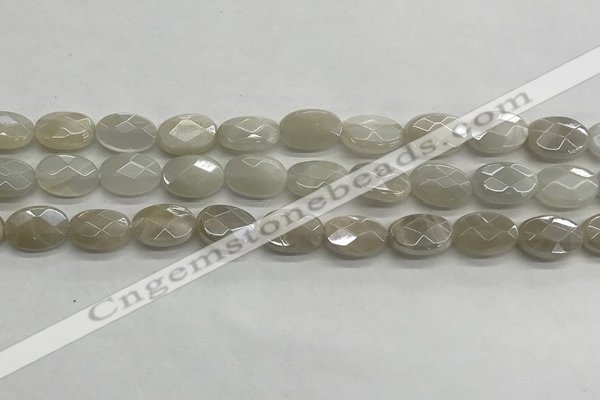 CMS1806 15.5 inches 8*12mm faceted oval AB-color moonstone beads