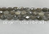 CMS1812 15.5 inches 10*14mm faceted oval AB-color moonstone beads