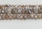 CMS1838 10*12mm - 12*16mm faceted freeform AB-color moonstone beads