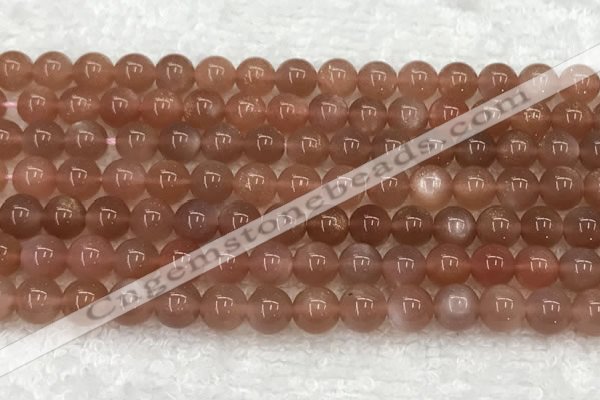 CMS1897 15.5 inches 8mm round moonstone gemstone beads