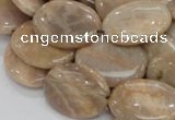 CMS19 15.5 inches 18*25mm oval moonstone gemstone beads wholesale