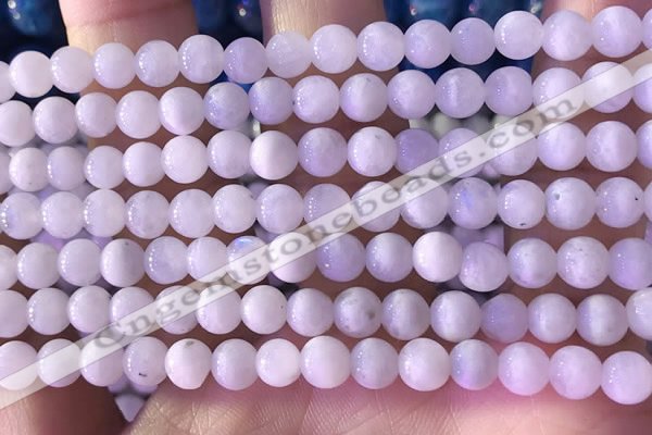 CMS1915 15.5 inches 6mm round white moonstone beads wholesale