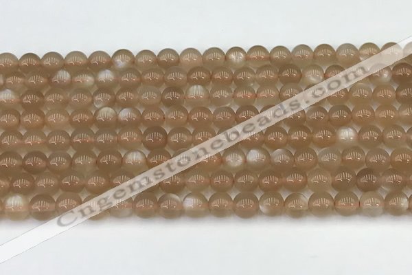 CMS1956 15.5 inches 5mm round natural moonstone gemstone beads