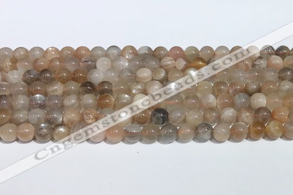 CMS2010 15.5 inches 6mm round moonstone gemstone beads