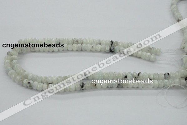 CMS208 15.5 inches 5*8mm rondelle moonstone gemstone beads wholesale