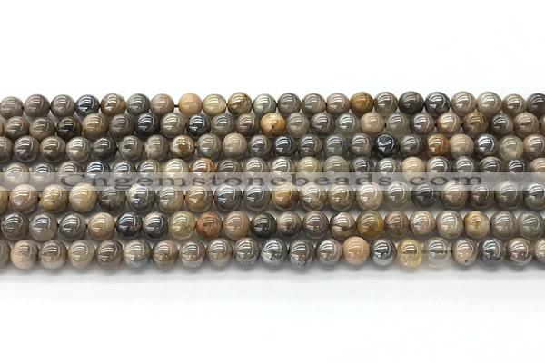 CMS2080 15 inches 6mm round AB-color moonstone beads