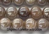 CMS2081 15 inches 8mm round AB-color moonstone beads