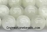 CMS2096 15 inches 8mm round white moonstone beads