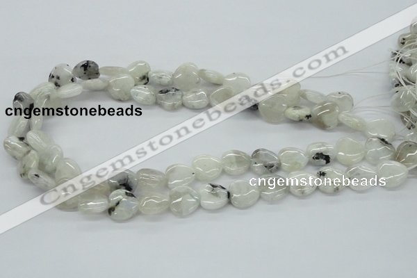 CMS213 15.5 inches 14*14mm heart moonstone gemstone beads wholesale