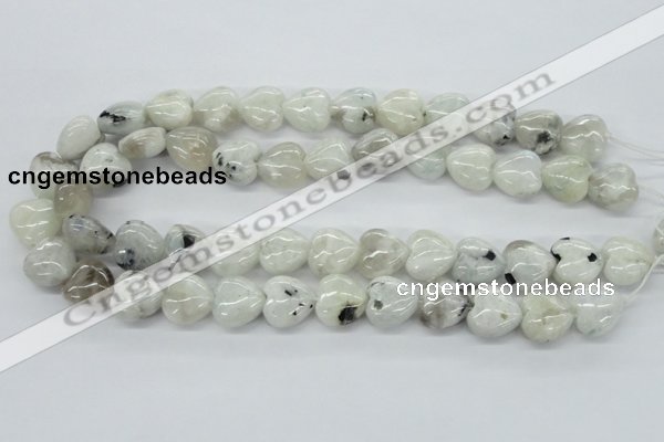 CMS214 15.5 inches 16*16mm heart moonstone gemstone beads wholesale