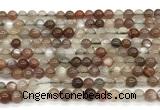 CMS2272 15 inches 4mm round rainbow moonstone gemstone beads