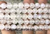 CMS2312 15 inches 8mm round white moonstone gemstone beads