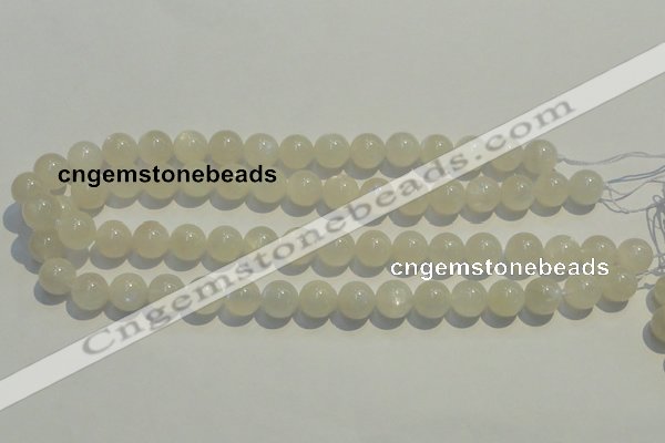 CMS253 15.5 inches 12mm round natural moonstone gemstone beads