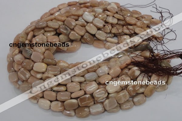CMS27 15.5 inches 12*16mm rectangle moonstone gemstone beads wholesale